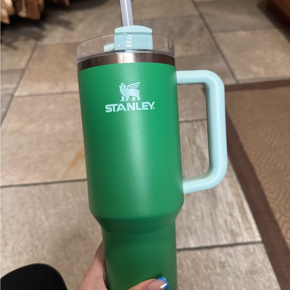 Stanley Green Tumbler 40 oz with Handle
